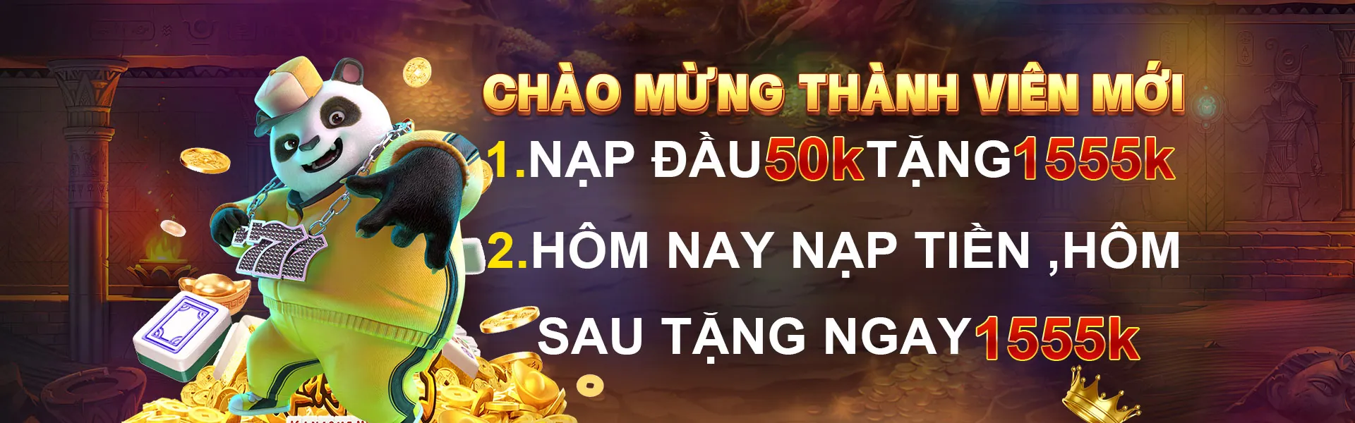 Banner kêu gọi hành động tham gia OKVIP và nhận thưởng